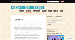 Desktop Screenshot of cupcakeburlesque.com